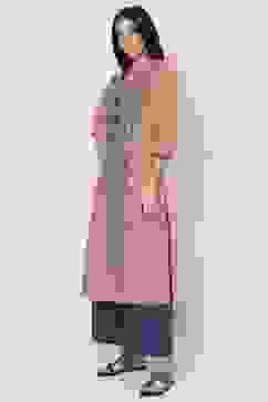 Peach Straight Kurta image number 2