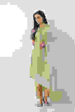 Ivory Art Silk Dupatta image number 3