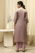 Coral Tissue Machine Embroidered Unstitched Suit Set image number 5