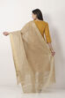 Gold Art Silk Dupatta image number 2