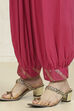 Pink Art Silk Woven Unstitched Suit Set image number 3