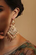 White Gold Plated Brass Drop & Dangler Earrings image number 1