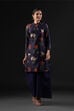 Rohit Bal Off White Cotton Silk Straight Printed Kurta Set image number 6