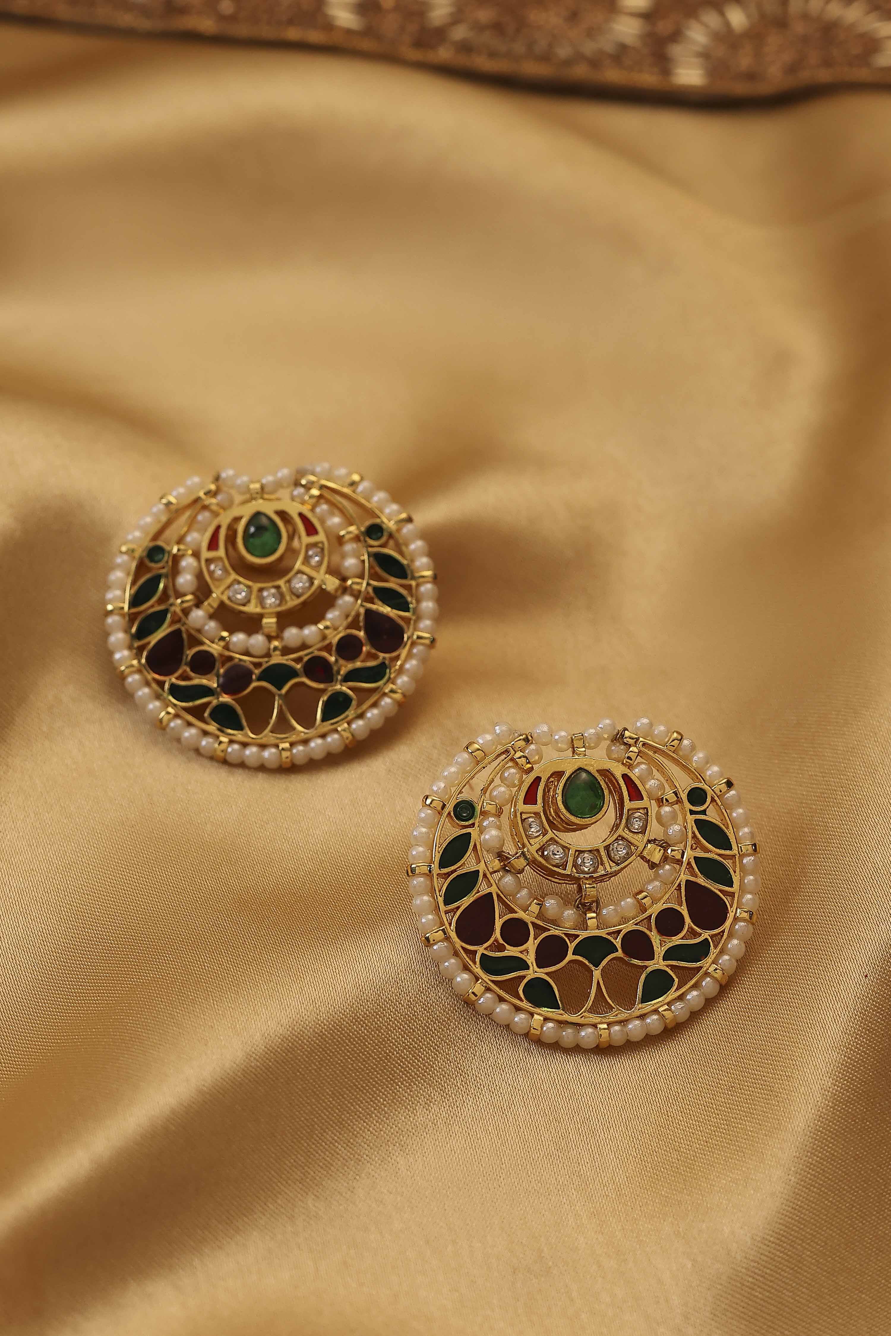 biba Multicolour Stone EarringsMulticolour Stone Earrings-picture-105