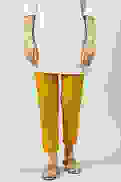 Ochre Rayon Narrow Pants image number 0