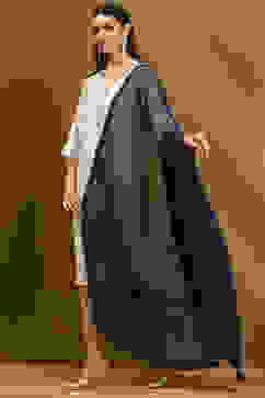 Blue Polyester Dupatta image number 2