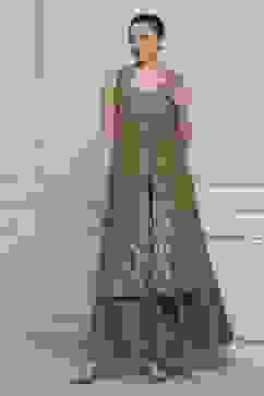 Earthy Grn Polyester Yarndyed Fusion Set image number 7