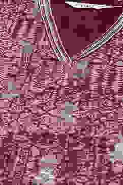 Beige Poly Chanderi Kalidar Printed Kurta Palazzo Suit Set image number 7