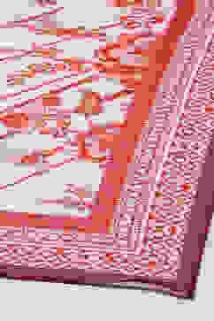 Red Viscose Straight Suit set image number 3