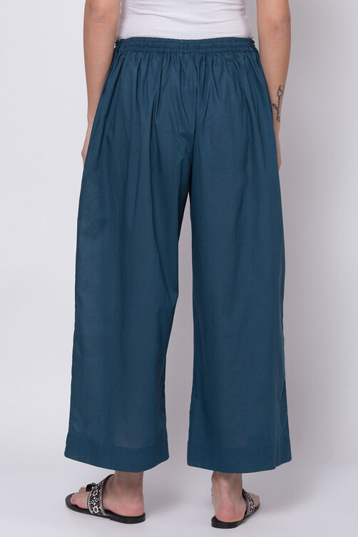 Indigo Cotton Palazzo image number 4