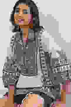 Brown Cotton Straight Shirt image number 6