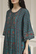 Brown Printed Straight Suit Set image number 1