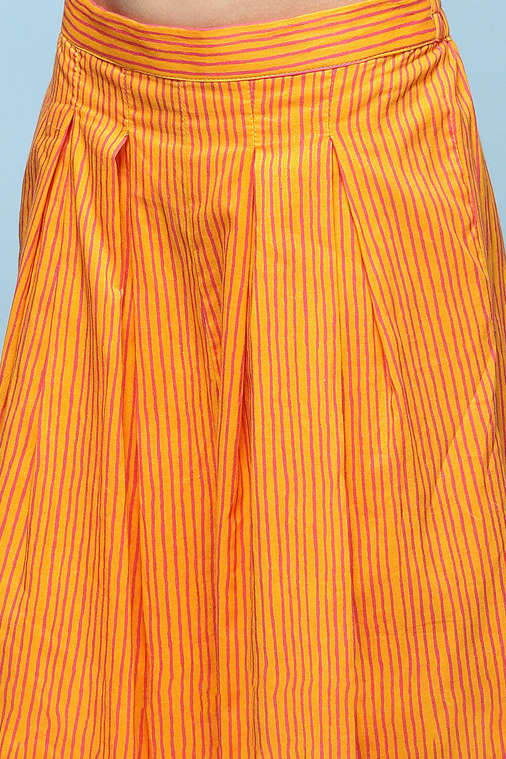 Pink Cotton Straight Printed Kurta Set image number 2