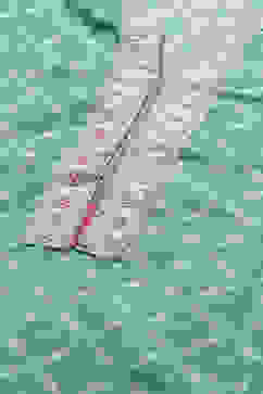 Turquoise Cotton Anarkali Kurta Palazzo Suit Set image number 2