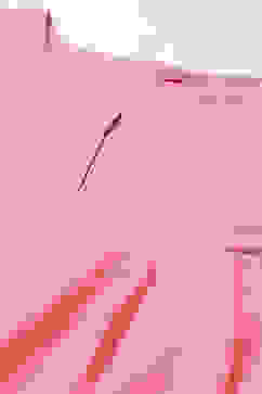 Coral Pink Art Silk Anarkali Kurta Churidar Suit Set image number 2