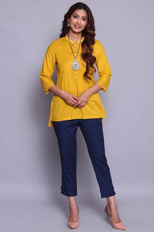 Green Bay Cotton Blend Solid Pant image number 4