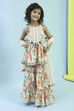 Multicolor Cotton Gathered Suit Set image number 6