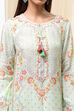 Pista Green Modal Blend Straight Suit Set image number 1
