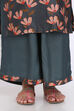 Easy Stitch Charcoal Black Raw Silk Embellished Suit image number 4