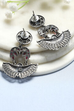 Pink Brass Drop & Danglers image number 2