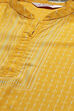 Yellow Crepe Digital Print Unstitched Suit Set image number 1