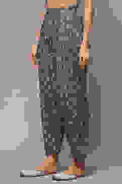 Black LIVA Printed Salwar image number 2