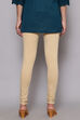 Black Cotton Blend Solid Churidar image number 7