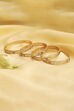Red Gold Plated Alloy Studded Bangles image number 2