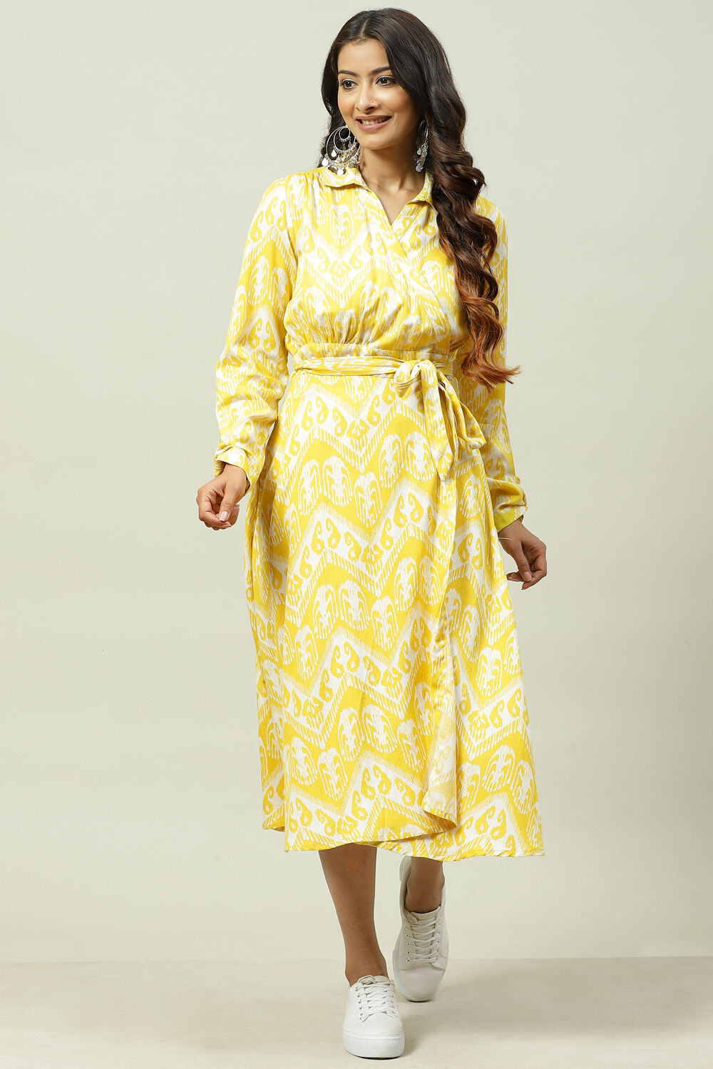 Lemon Cotton Fusion Wear image number 5
