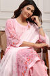 Powder Blue Cotton Straight Kurta Palazzo Suit Set image number 7