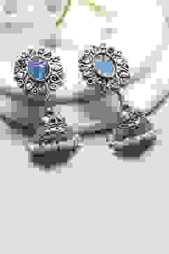 Multicolour Brass Jhumka image number 0