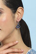 Navy Brass Drop & Danglers image number 1