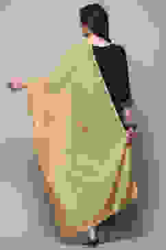 Beige Poly Chiffon Dupatta image number 2