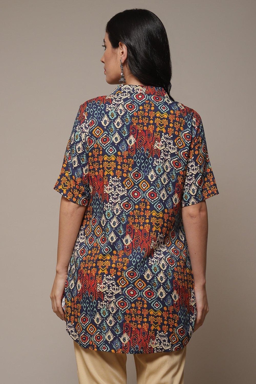 Navy LIVA Straight Top image number 2