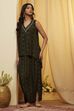 Green Viscose Blend Straight Kurta Pants Set image number 0