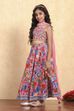 Pink Viscose Short Top Lehenga Set