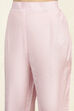Light Pink Chanderi Unstitched Suit Set image number 3