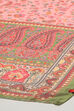 Green and Pink Cotton Blend Unstitched Suit Set image number 4