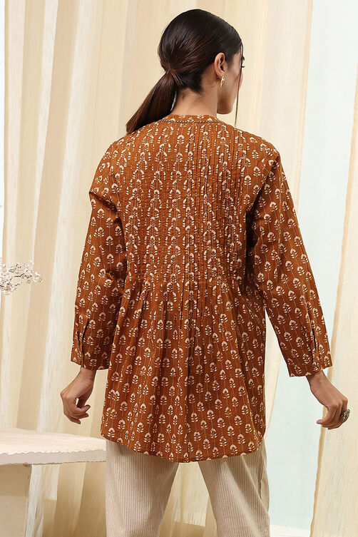 Mustard Cotton Regular Shirt image number 3