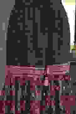 Purple Chanderi Digital Printed Garara Straight Suit Set image number 2