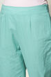 Mustard Viscose Kalidar Kurta Slim Pant Suit Set image number 3