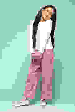 Off White Polyester Solid Sweater image number 0