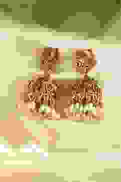 Gold Brass Jhumka image number 2