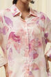 Off-White and Pink Straight Shirt image number 1