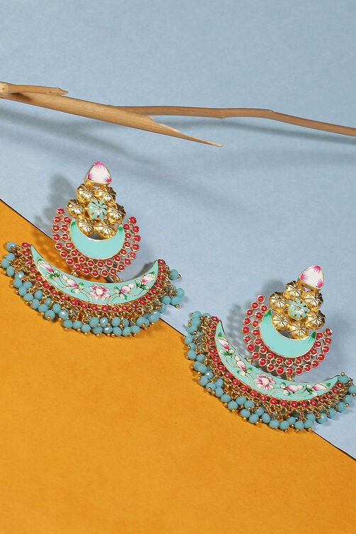 Teal Earrings image number 1