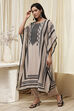Black Polyester Printed Fusion Set image number 3