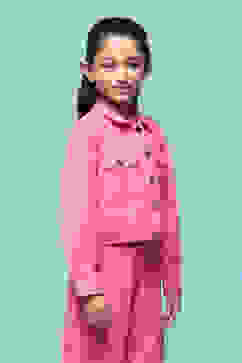 Pink Cotton Jacket image number 3