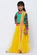 Multicolour Cotton Lehenga Set image number 2