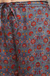 Blue Polyester Asymmetric Kurta Palazzo Suit Set image number 2