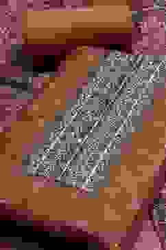 Mustard Yellow Chanderi Rajasthani Print Unstitched Suit Set image number 1